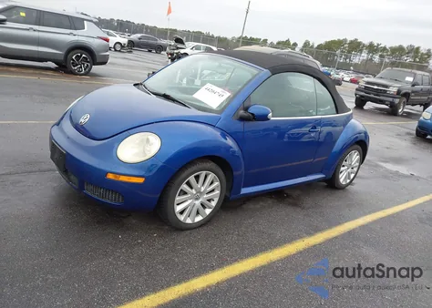 2008 Volkswagen New Beetle Se из США, поврежденный, VIN 3VWRG31Y48M403557